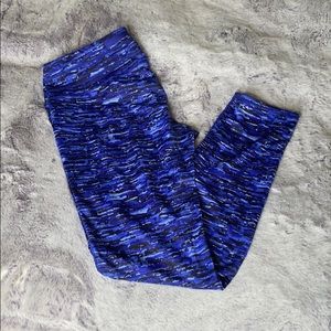 Blue Camo Workout Pants